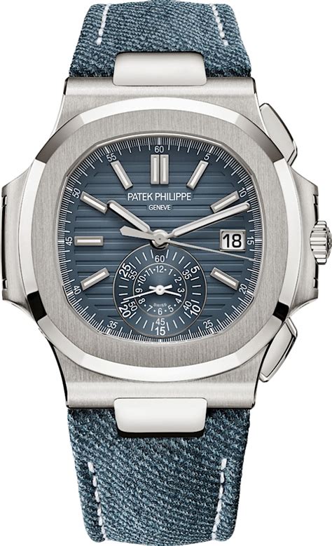 patek philippe 5980 denim|patek philippe nautilus white gold.